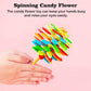 Twirl Treats variant of Spin Flower Candy fidget toy with spiral pattern