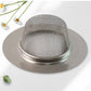 Fine mesh dome hair catcher trapping hair and debris