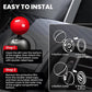 Alternate angled shot of ball design push start button cover