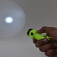 Close-up image of USB charging port on LED flashlight torch