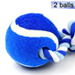 Interactive dog chew toy made from high-quality cotton rope for dental health.