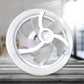 Energy-efficient Smart Ceiling Fan with multiple light color options.