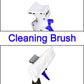 Ergonomic handle of the 3-in-1 glass cleaning brush for comfortable grip.