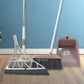 Adjustable long-handle window cleaning squeegee tool for streak-free glass