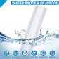 Transparent refrigerator mat displaying 45x29 cm dimensions clearly