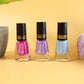 Glitter finish nail polish in small bottle perfect for festive looks