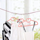Strong braided clothes drying rope with non-slip cloth clips