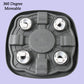 Sturdy gas cylinder carrier trolley with advanced bearing wheels