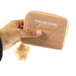 Stylish kids wallet showing soft exterior material and zip puller detail