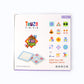 Tic Tac Toe puzzle game played indoors with family