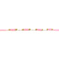 Pink & White Thread Rakhi with packaging