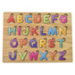 The Little Learners wooden ABC puzzle, showcasing smooth edges and safe paints.