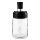 Airtight glass jar designed for fresh spice and condiment storage