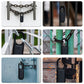 Portable fingerprint padlock with a clear view of the sensor.