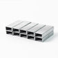 Rust-resistant galvanized steel staples for office, school, and home use