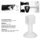 Durable silicone door stopper placed behind door lever to keep door open