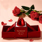 EverBloom rose ring box jewellery with sturdy metal construction