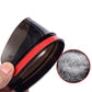 Angled view of the waterproof car mirror cover, showcasing its sleek design.
