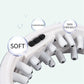 Person wearing the Electric Eye Massager, demonstrating comfortable fit and use.