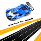 Detailed view of the Die-Cast Street Racer Car's smooth contours and robust design.