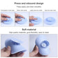 Blue silicone sink cover stopper without packaging for durable drainage solution
