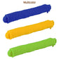 Assortment of heavy-duty clotheslines in vibrant colors, highlighting variety.