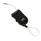 The combination cable lock displayed with its packaging and user manual for easy setup.