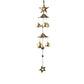 Handcrafted outdoor dragonfly wind chime enhancing garden atmosphere with pleasant sounds