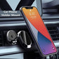 The rotating magnetic car phone holder in an upright position, ready for use.