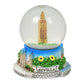 Stylishly designed snow globe serving as a charming showpiece for any table.