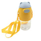 A stylish large water bottle with a straw and strap, ready for outdoor adventures.