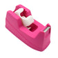 Rear view of the durable plastic tape dispenser, highlighting its robust design.