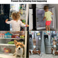 Childproof fridge door lock latch from different angle