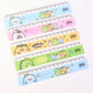 Set of plastic rulers ideal for kids drawing and measuring