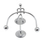 The compact Mini Steel Balance Toy, perfect as a stress-relief desk decor item.