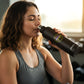 Sleek insulated water bottle with leakproof lid
