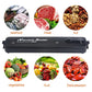 Set of 10 high-quality vacuum sealer bags included with the preservation machine.