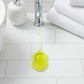 Side view of hanging citrus gel air freshener