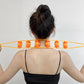 Velvet Wellness handheld back massage roller rope on white background
