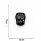 Close-up of digital tally counter's clear LCD display for precise counting