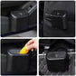 AutoMinder plastic mini car trash can with durable lid design