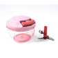 Detachable parts of hand-pull vegetable chopper easy to clean