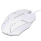 Another angle of the ergonomic wired gaming mouse, displaying its smooth finish and design.