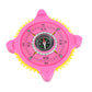 Adventure-ready North-South compass with integrated analog clock display