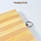 Eco-friendly wooden cutting board, gentle on knives.