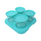 Top-down view of the Mukhwas Dani Set showcasing its compact design and organized storage for various items.