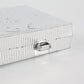Compact 20x9 cm silver decorative gifting and money box with premium look