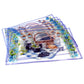 Bright and colorful dining table placemats arranged neatly for a festive look.
