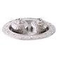 Puja return gift oval thali for festivals