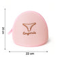 Lingerie wash bag showcasing its structured dome shape for bra protection.